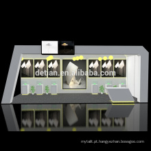 Projetos de suporte de cabine de exposição de madeira modular portátil de oferta de Detian